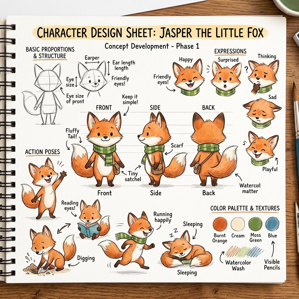 Build your story concept and characters